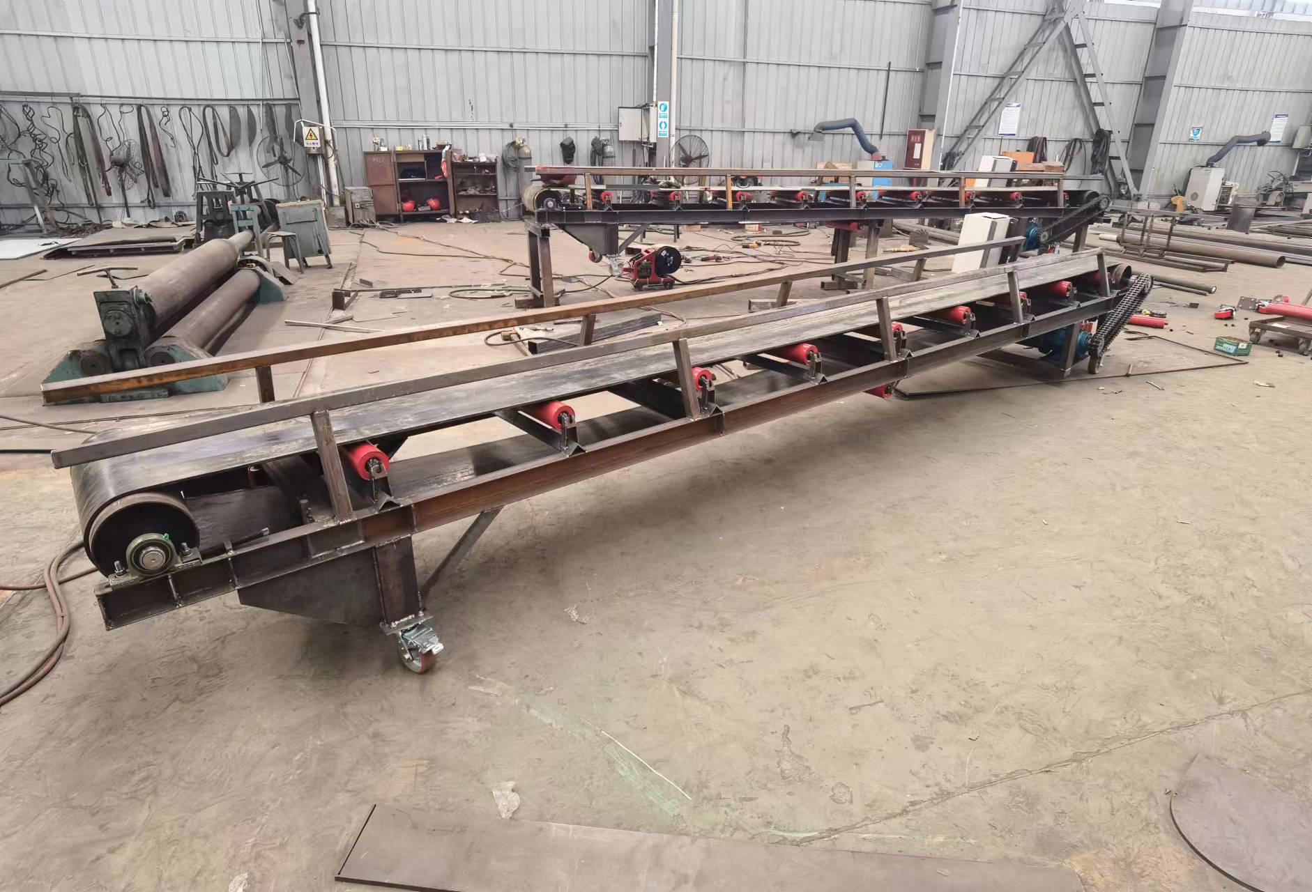 皮帶輸送機定制案例